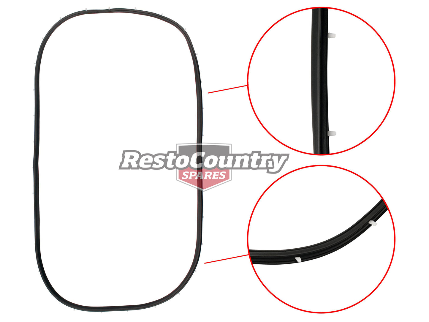 Holden REAR Door Seal LEFT or RIGHT HD HR HK HT HG Sedan - RDS1060