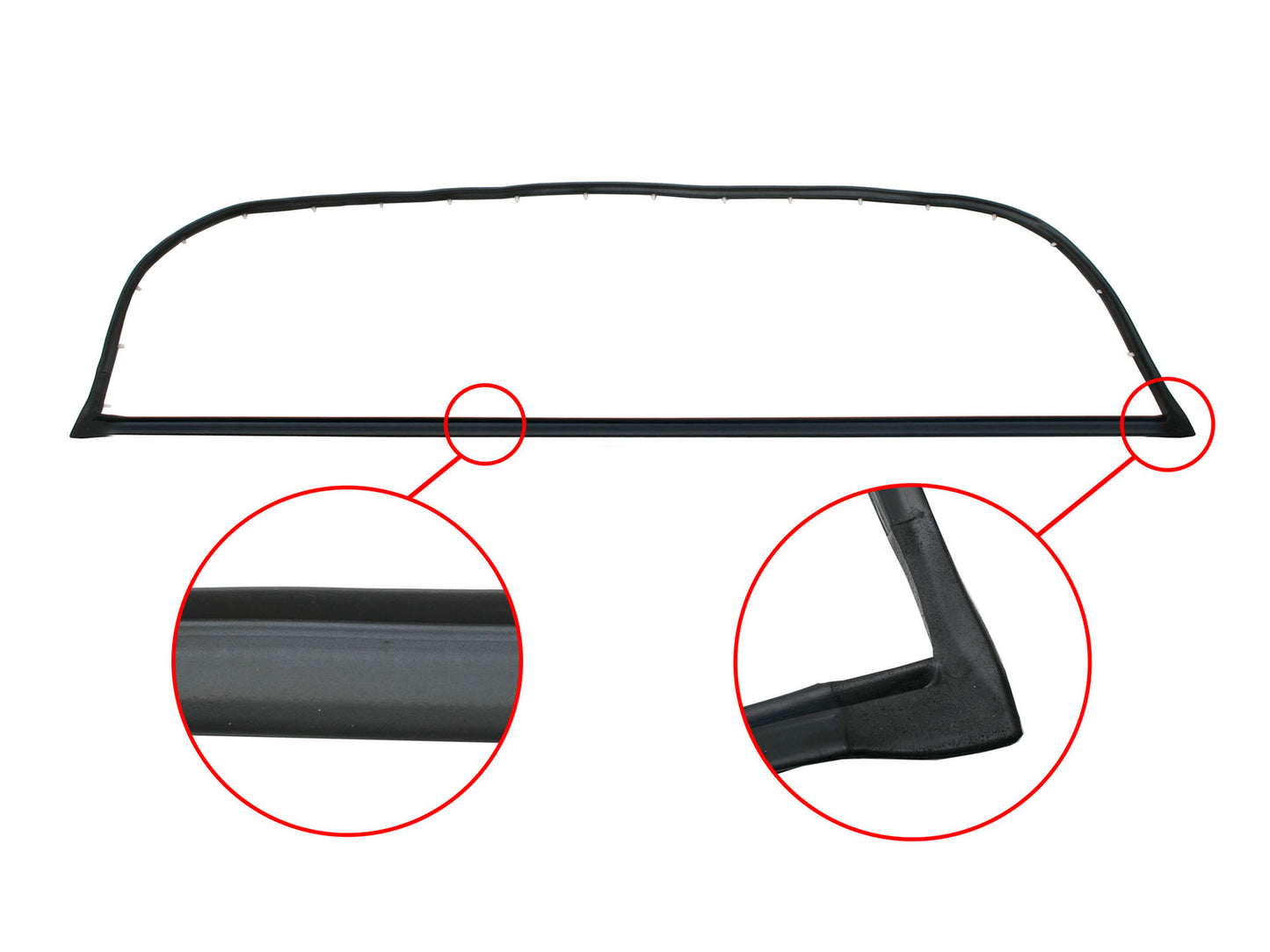 Holden Panel Van UPPER Tailgate Rubber Seal HK HT HG  tail  gate - RDS1098