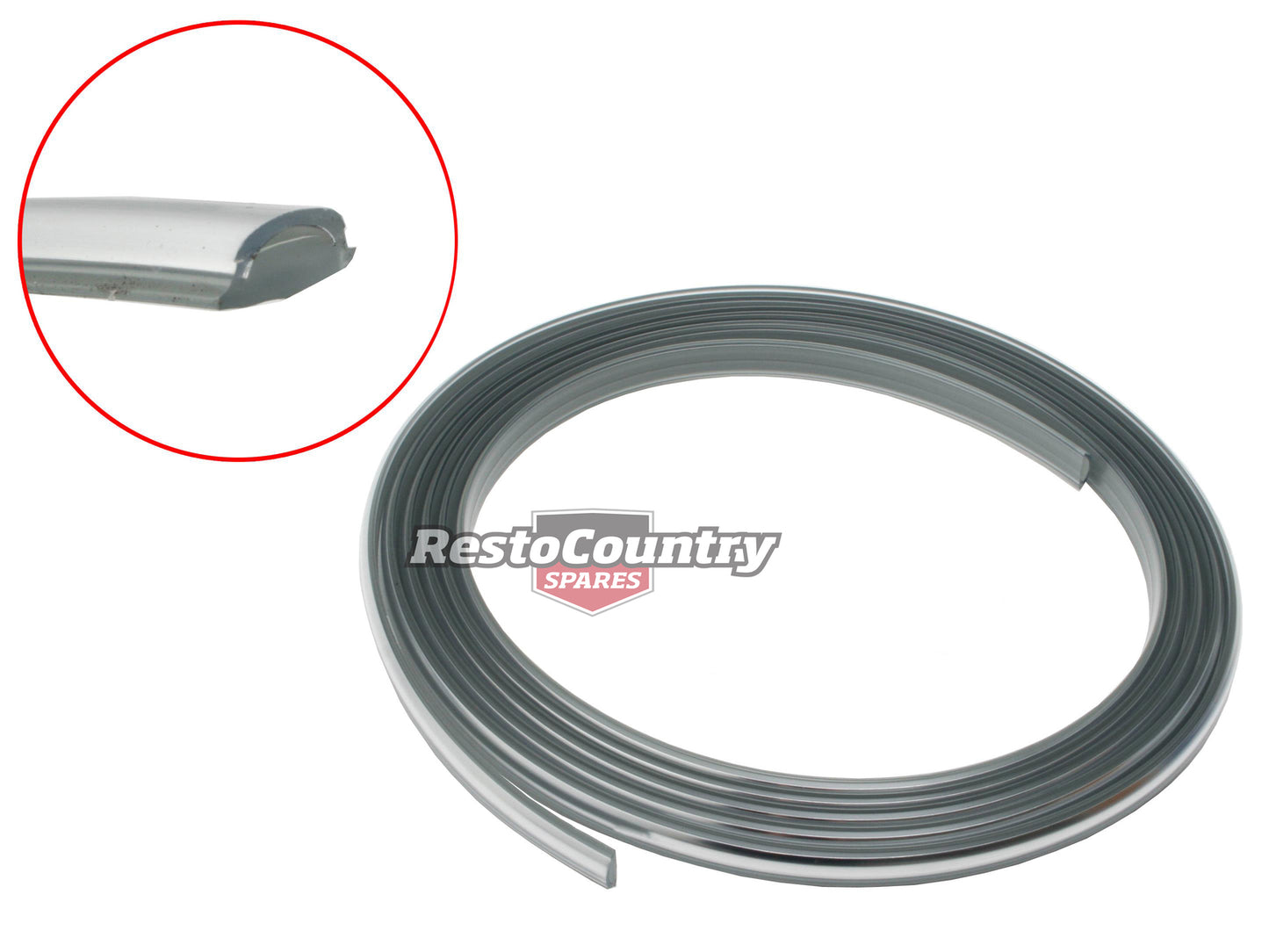 Holden Commodore REAR Windscreen Locking Strip Chrome VB VC VH SEDAN window mylar - RLS152