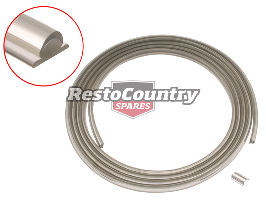 Holden Windscreen Locking Strip REAR Chrome Commodore VB VC VH VK WAGON Mylar - RLS153