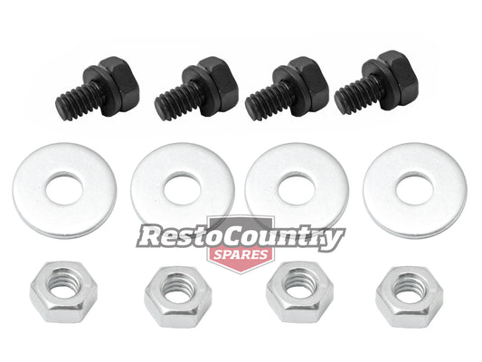 Holden Radiator Mounting Kit HZ Nuts + Bolt Style mount fit fitting - RMK1004B
