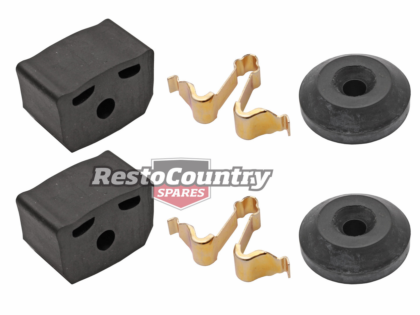 Holden Commodore Radiator Mount Bush + Fitting Clip Kit VN VG VQ VP VR VS - RMK1008