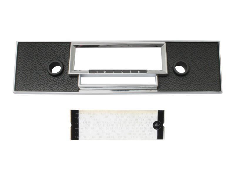 Holden Radio Facia Kit Push Button HK HT HG LENS stereo trim panel plastic - RR1000