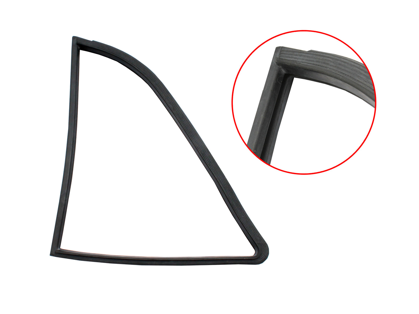 Holden Quarter Vent Window Seal FB EK LEFT Rear Door qtr 1/4 rubber glass - RRQS117