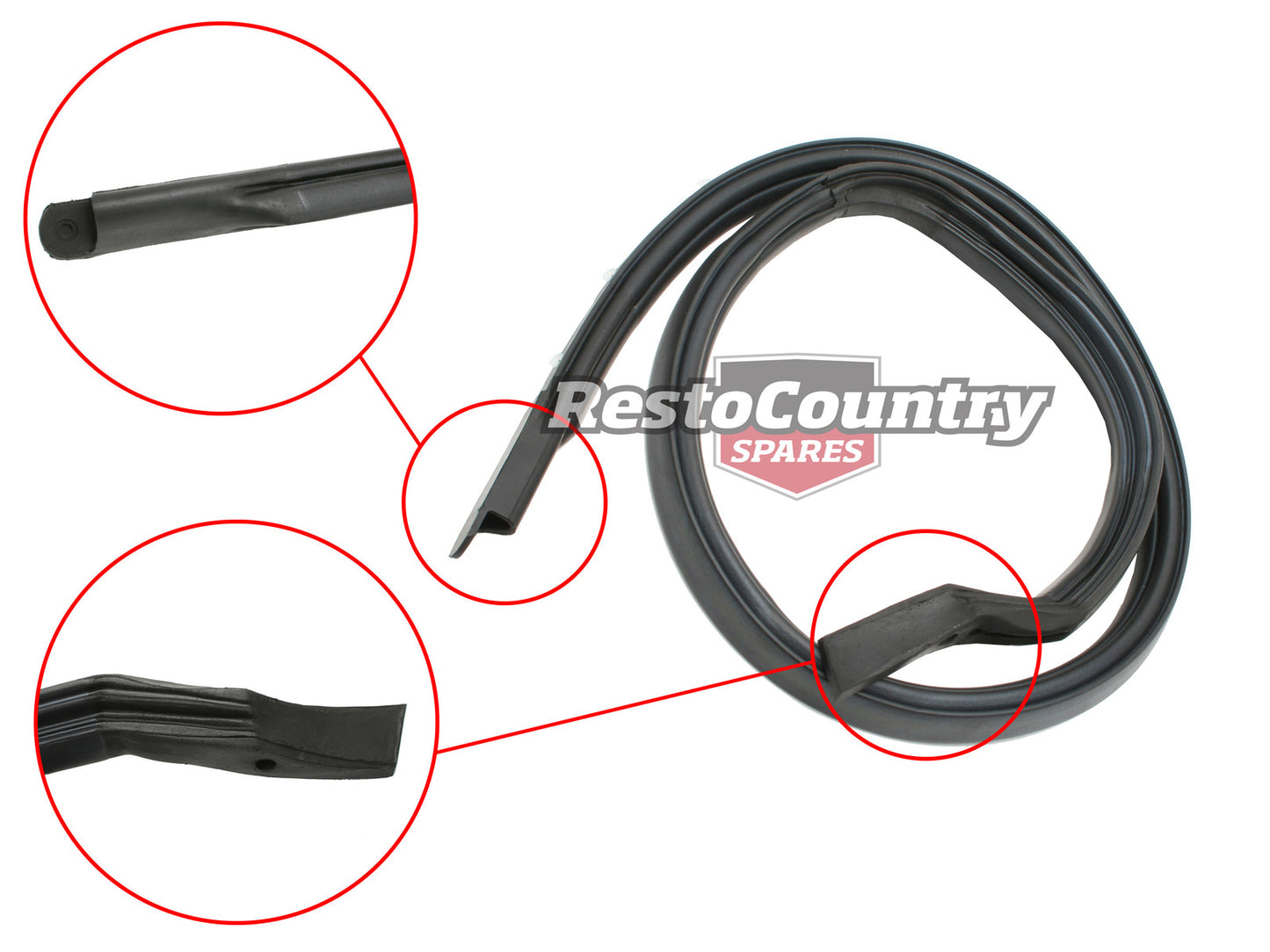 Ford Front Door Roof Seal LEFT XA XB XC Ute Van rubber weather Resto Country - RRRS205