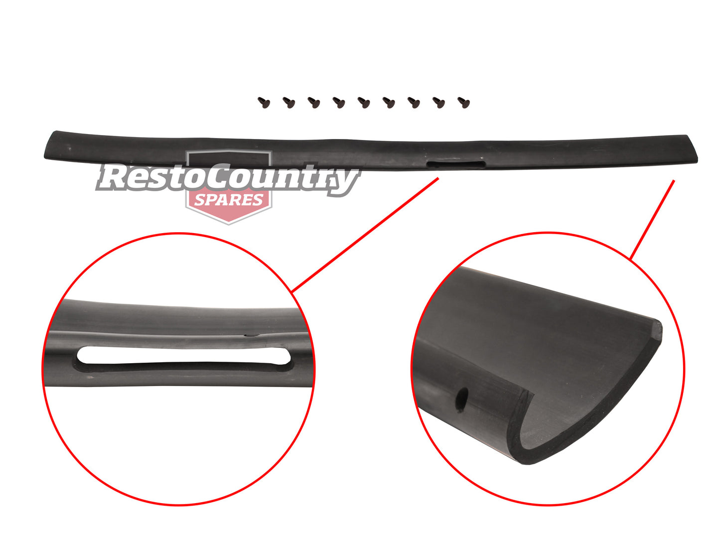 Ford Radiator Upper Rubber Seal + Clip Kit XD XE XF Some XG  ZJ ZK ZF - RSK2000