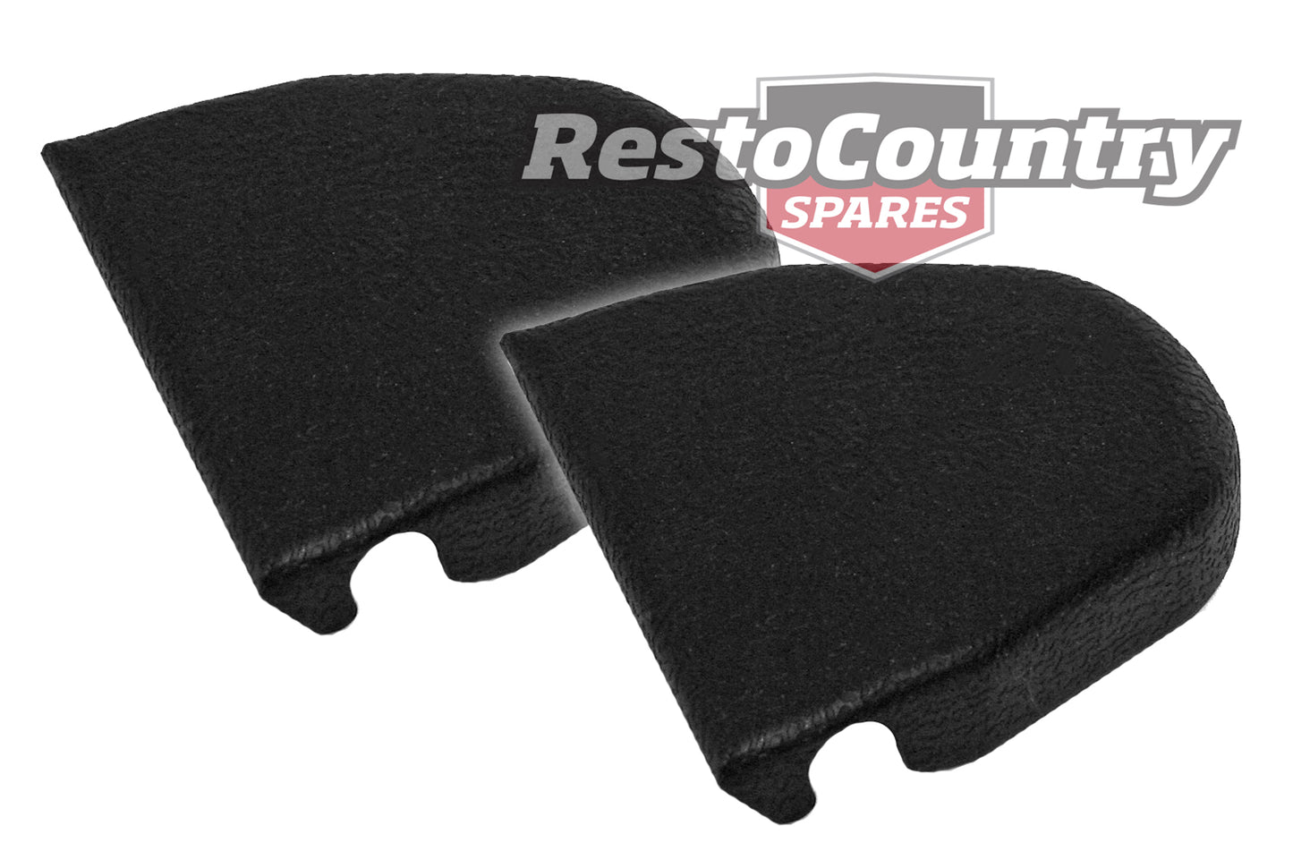 Holden / Ford Seat Belt Top Cover SMALL BLACK Pair link - SBC1000DL