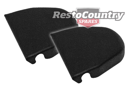 Holden / Ford Seat Belt Top Cover SMALL BLACK Pair link - SBC1000DL