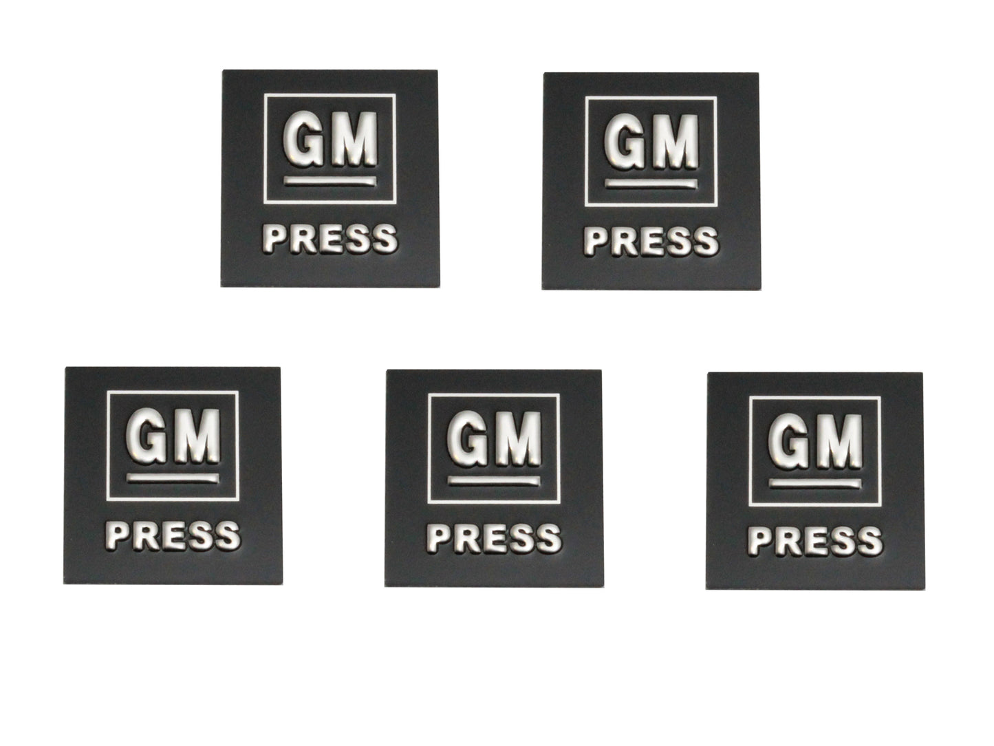 Holden Decal Seat Belt Button -GM PRESS-x5 pcs Torana LC LJ Buckle (SA Build) - SBD1004