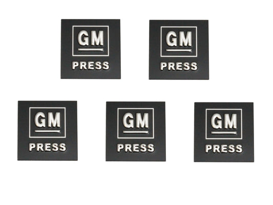 Holden Decal Seat Belt Button -GM PRESS-x5 pcs Torana LC LJ Buckle (SA Build) - SBD1004