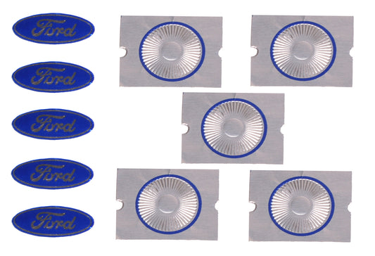 Ford Decal Seat Belt - Ford Oval - Release Button XW XY x10pcs set buckle - SBD2000