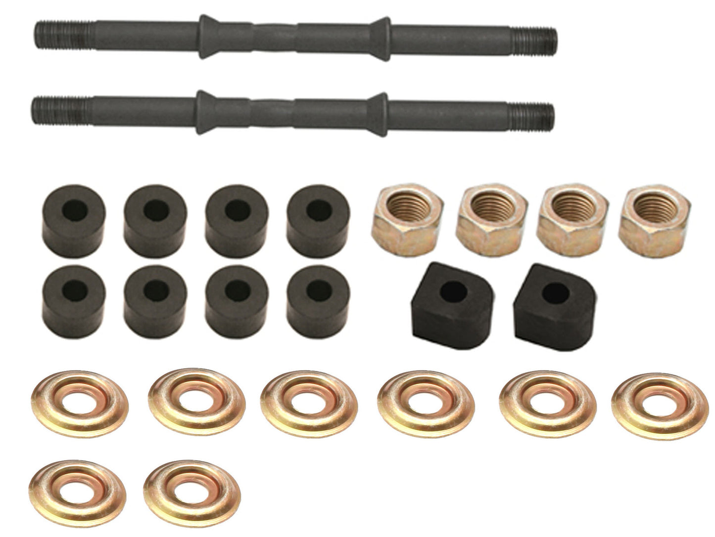 Holden Sway Bar Link Kit HQ HJ HX V8 253 308 ex GTS inc D rubber bush Stabiliser - SBK1002