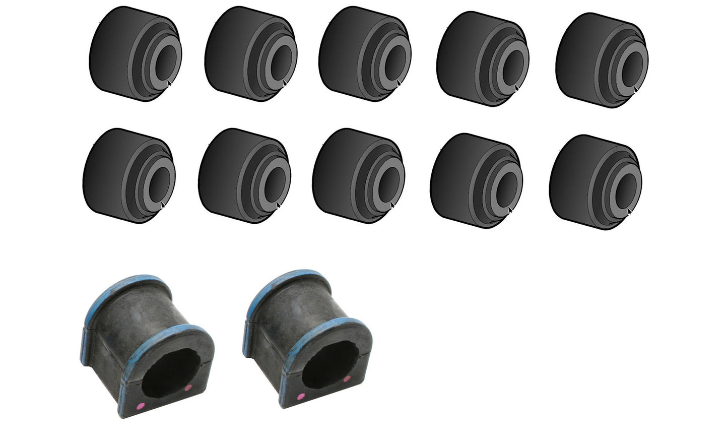 Ford Sway Bar Link +D Bush FRONT or REAR EA EB EF EL ex HD Suspension stabiliser - SBK2008