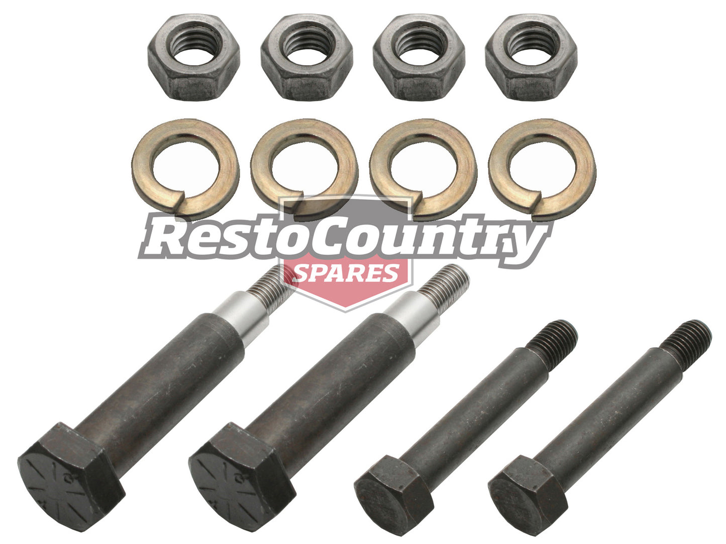 Holden Subframe Mounting Bolt + Nut Kit x4 FB EK k frame cross member chassis - SBK4