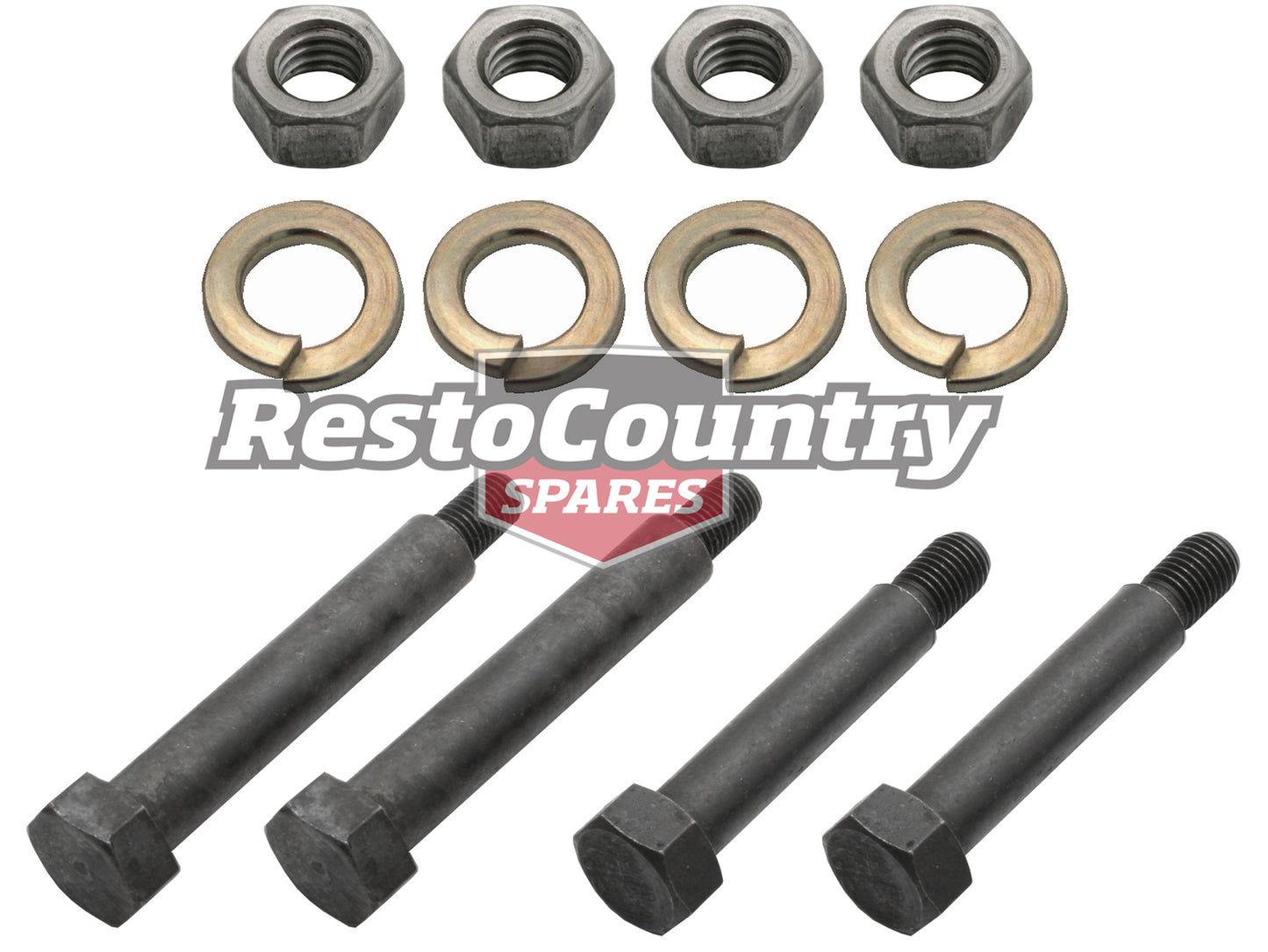 Holden Subframe Mounting Bolt + Nut Kit x4 FE FC k frame cross member chassis - SBK5