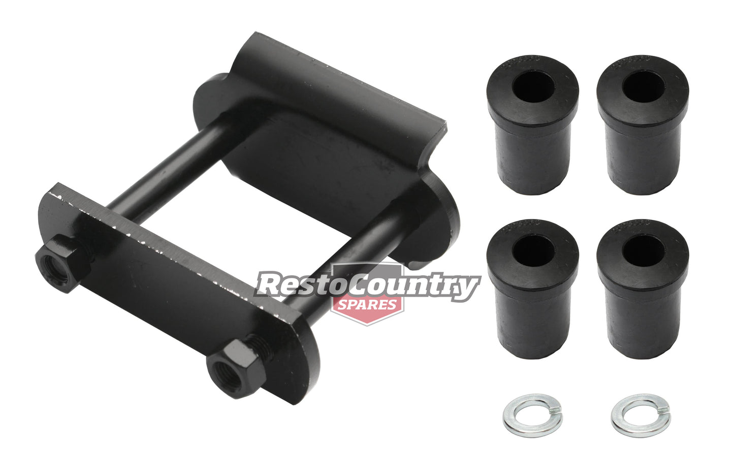Holden Shackle Hanger Kit Rear Spring HQ HJ HX HZ WB Ute Van 1 Tonner - SH1006