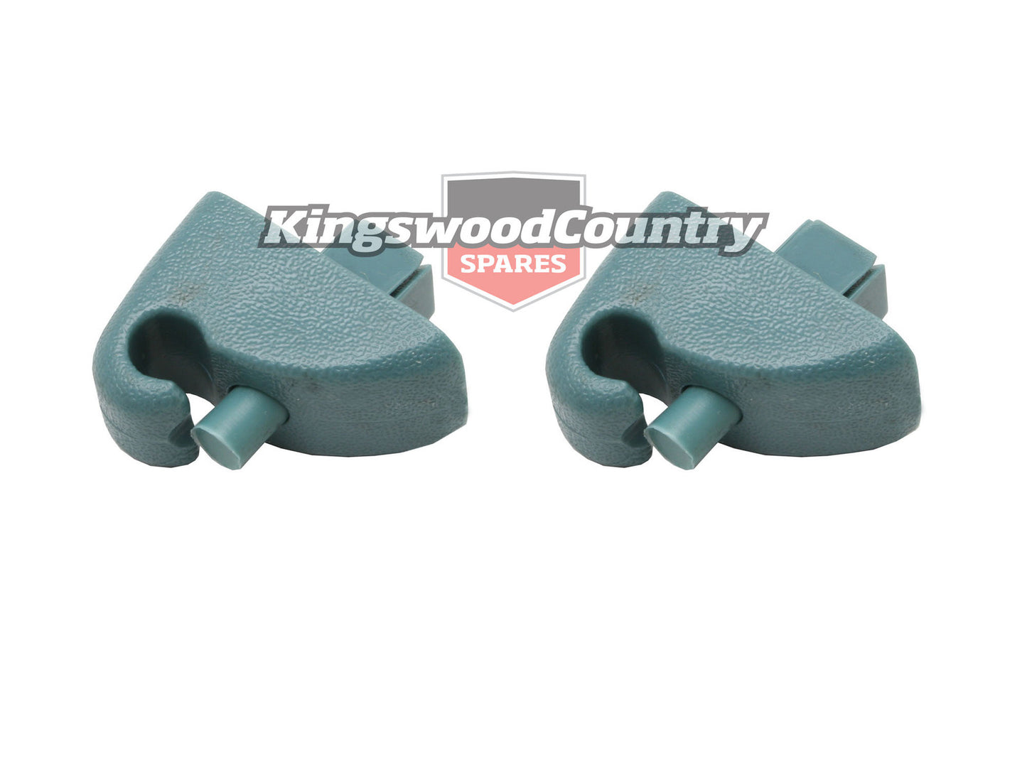 Holden Commodore Sunvisor Bracket x2 CERULEAN (blue aqua) VB VC VH VK VL clip - SK1101