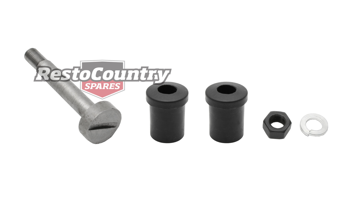 Holden Rear Leaf Spring Shackle Pin + Bush + Nut Kit x1 FE FC suspension - SP1003