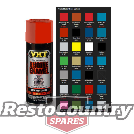 VHT High Temperature Spray Paint ENGINE ENAMEL HOLDEN RED / ORANGE starter diff - SP119