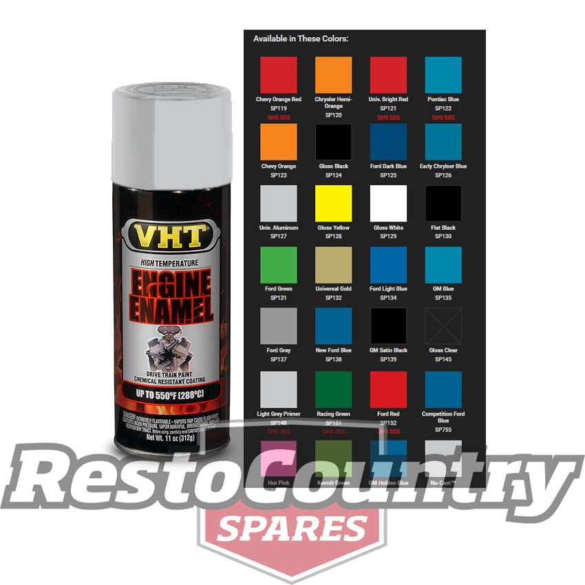 VHT High Temperature Spray Paint ENGINE ENAMEL ALUMINIUM starter diff - SP127
