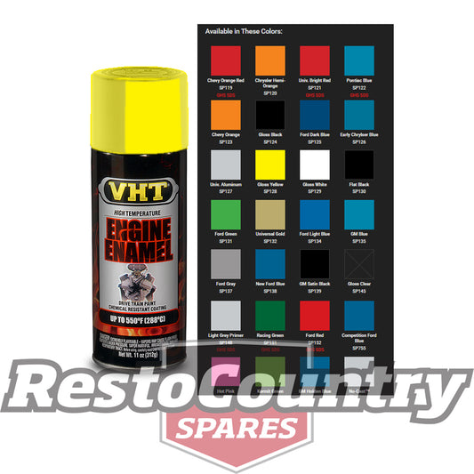 VHT High Temperature Spray Paint ENGINE ENAMEL YELLOW starter diff - SP128