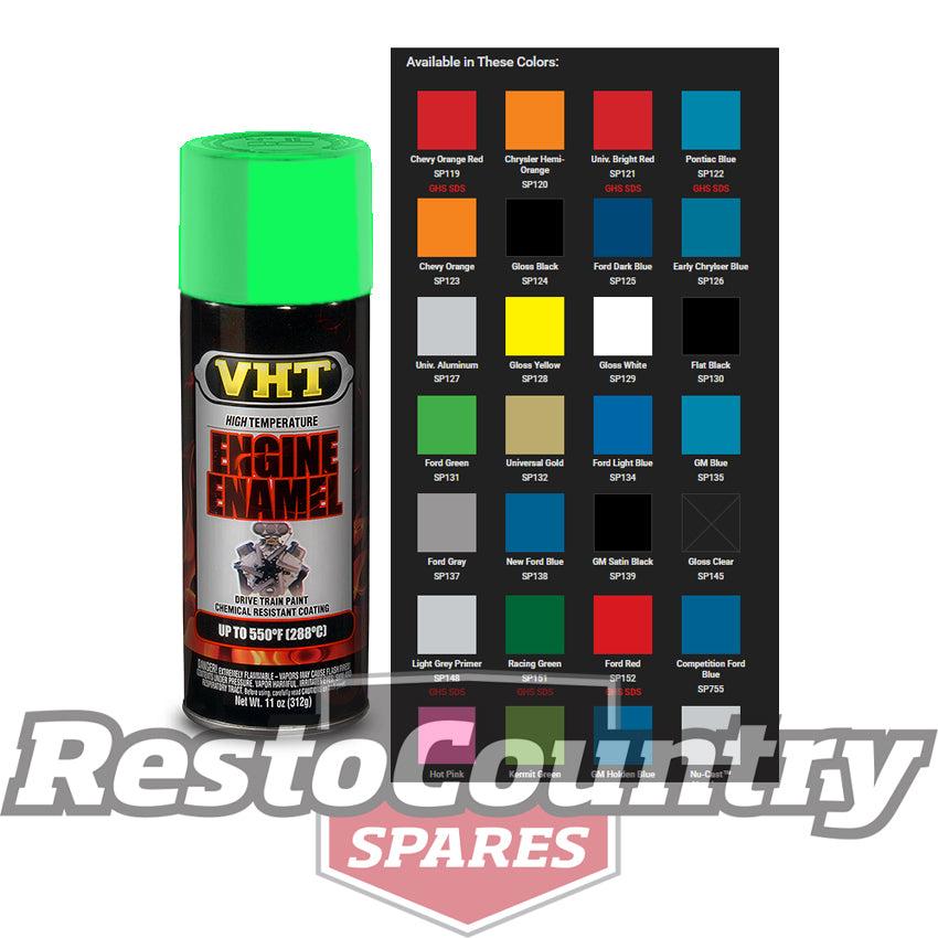 VHT High Temperature Spray Paint ENGINE ENAMEL GRABBER GREEN starter diff - SP154