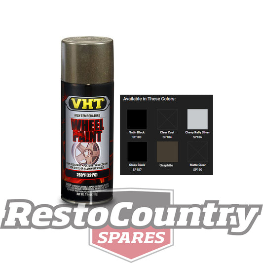 VHT High Temperature Spray Paint WHEEL GRAPHITE centre caps covers - SP189