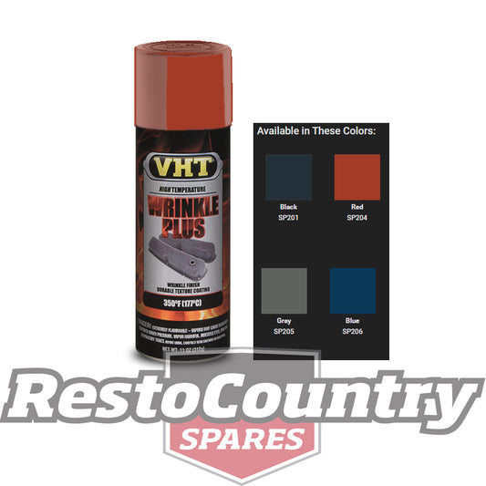 VHT High Temperature Spray Paint WRINKLE PLUS RED dash firewall cover shifters - SP204
