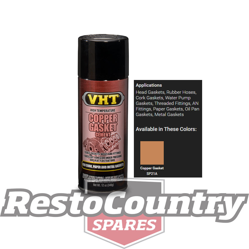 VHT High Temperature Spray Paint COPPER GASKET CEMENT temp pressure - SP21A