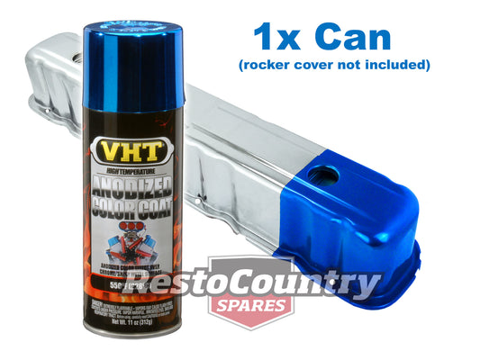 VHT ANODIZED Spray Paint BLUE x1 Suit Chrome / Shiny Surface rocker engine cover - SP451