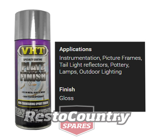 VHT Enamel Spray Paint QUICK COAT Premium Interior Exterior Enamel CHROME PLATE - SP5251