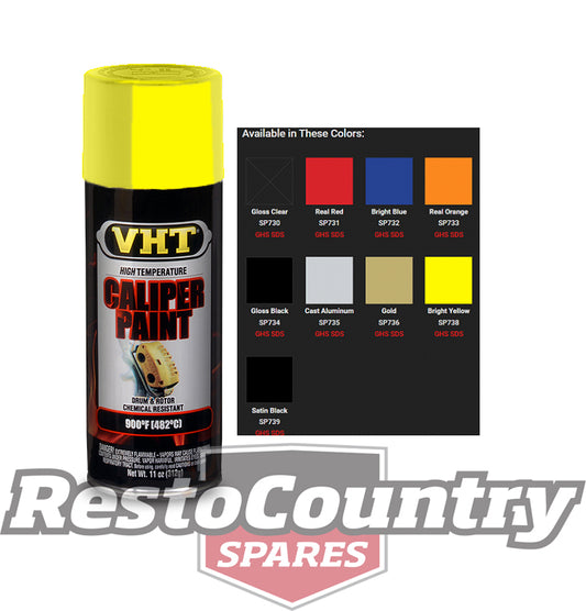 VHT High Temperature Spray Paint CALIPER +BRAKE BRIGHT YELLOW Drum Disc Rotor - SP738
