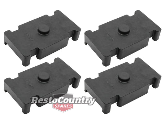 Holden Rear Suspension Leaf Spring Pad Kit x4 FE FC rubber mount - SPK3