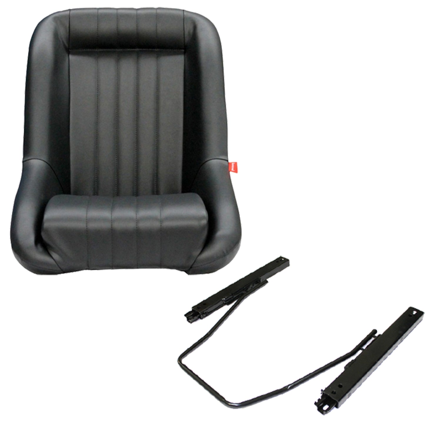 Autotecnica Classic Low Back Leather Seat +Rail x1 Universal classic car hot rod - SS25