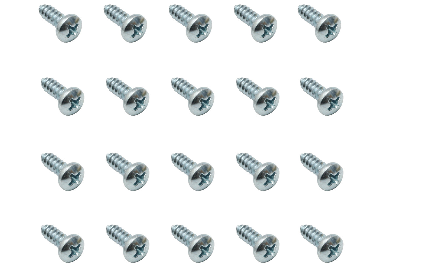 Universal Self Tapper Screw Kit Phillips Head 8.0mm Dia X 15.4mm O/A 20pcs - ST0004