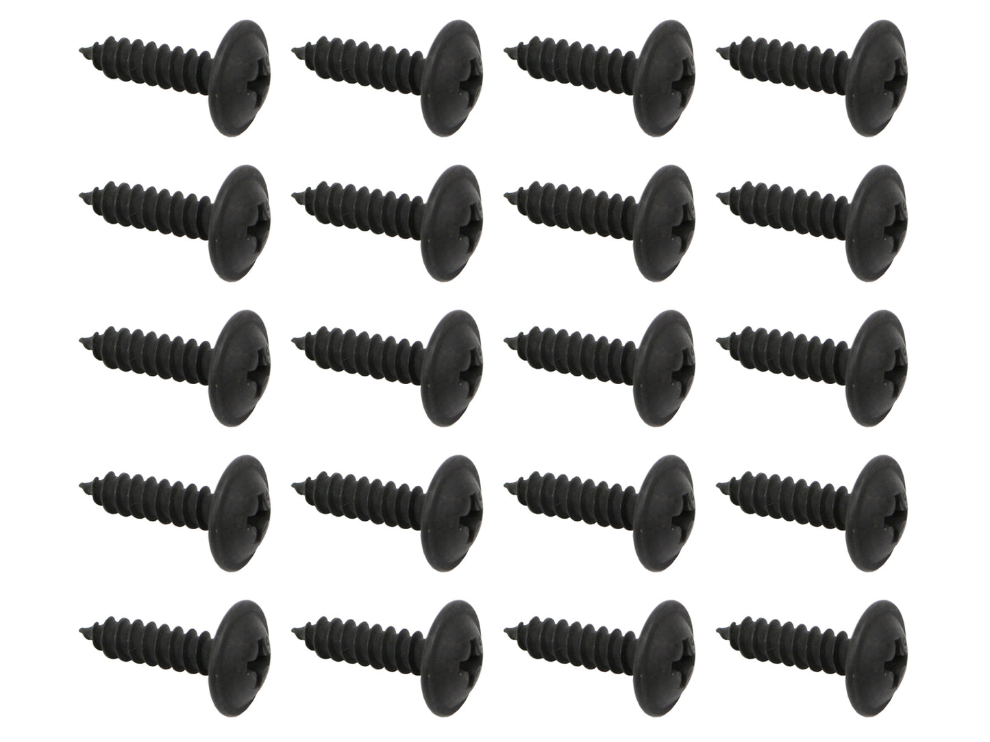 Universal Self Tapper Screw Phillips Mush Head 11.1mm Dia X 18.6mm O/A 20pcs - ST0008
