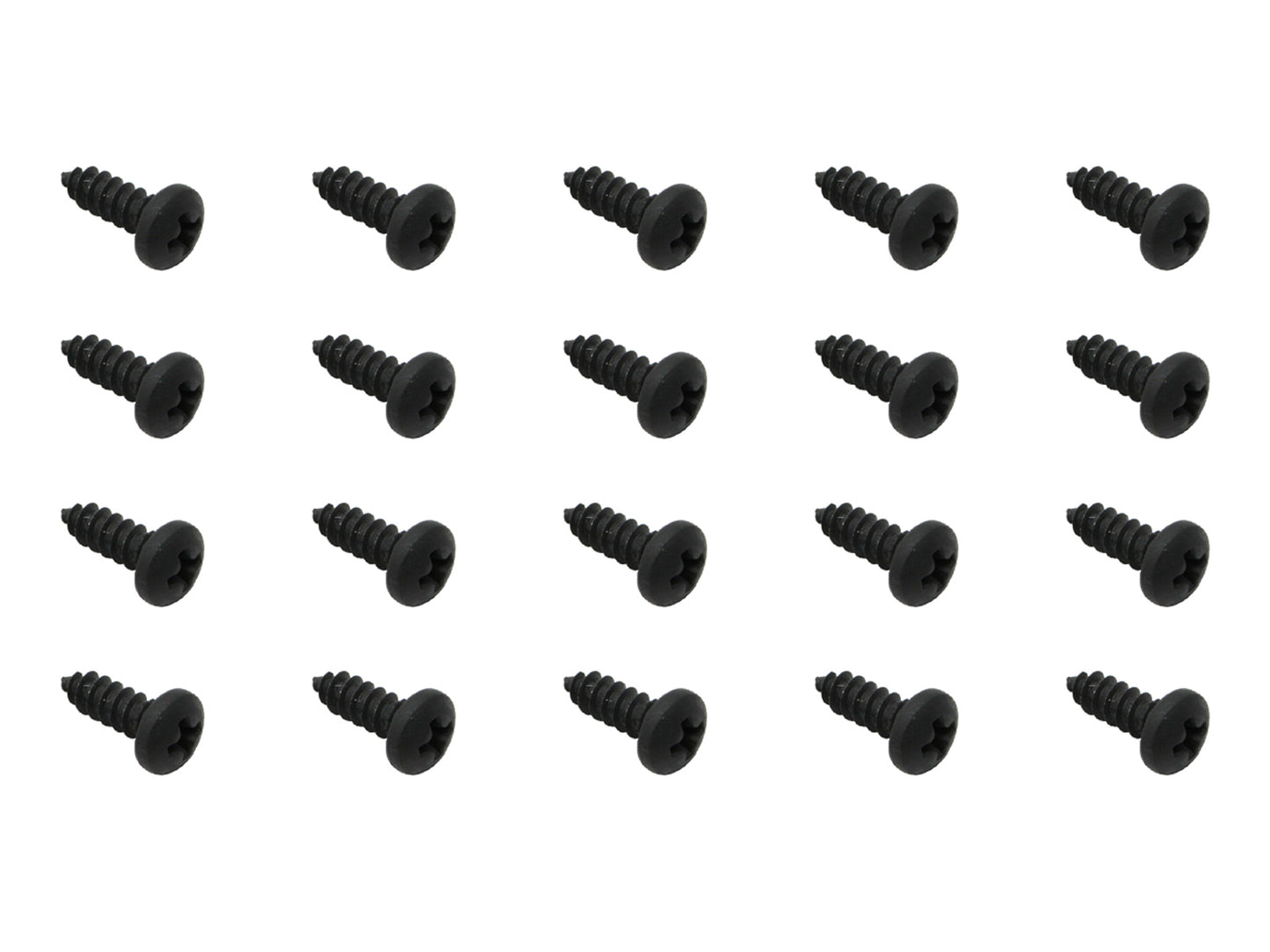 "Holden EH- WB +Universal Self Tapper Screw Phillips Pan Head 8Gx 1/2" Black 20pc - ST0026"