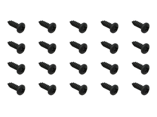 "Holden EH- WB +Universal Self Tapper Screw Phillips Pan Head 8Gx 1/2" Black 20pc - ST0026"