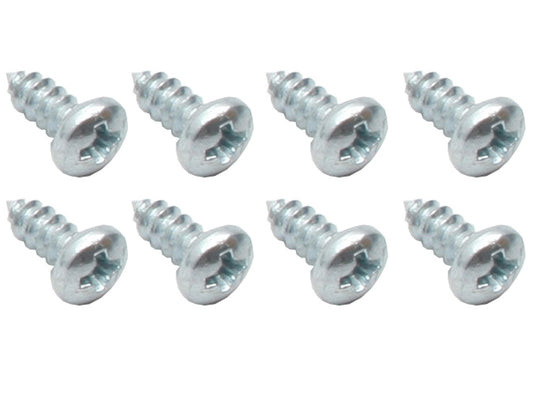 "Universal Self Tapper Screw Phillips Pan Head 6 X 3/8" Zinc 8pcs - ST0038"