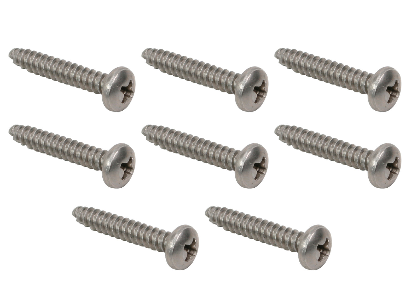 Holden Lens Screw +Universal Self Tapper Pan Head 9.2mmD X 30.6mm O/A 8pcs - ST0051