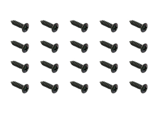 "Holden +Universal Self Tapper Screw Oval Head 10# X 3/4" Black Countersunk 20pcs - ST0061"