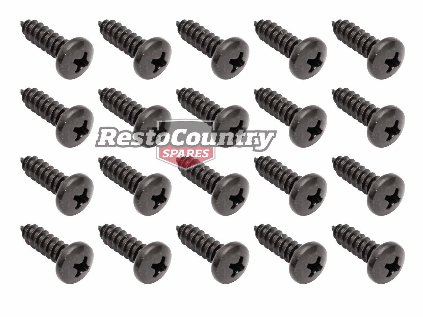 Holden Commodore Screw Kit Pan Head Black x20 Various VN VP VR VS VT VX VY VZ - ST0066