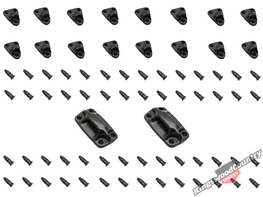 Holden Tonneau Tarp Clip Hook +Pin +Cleat Kit HQ HJ HX HZ WB Ute Tailgate - TC1002