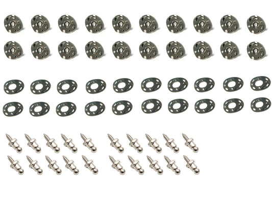 Holden / Ford Ute Tonneau Tarp Attachment Clip Stud Kit - TC1006