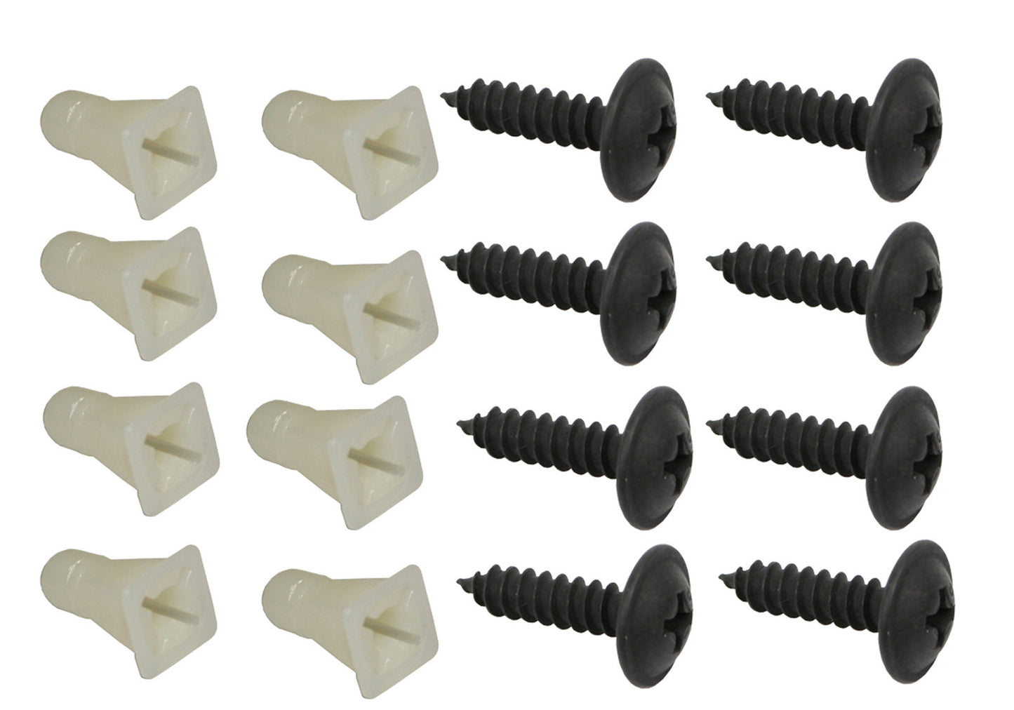 Holden Screw + Screw Socket / Grommet x16pcs Commodore VT VX VY VZ VE - TC1027