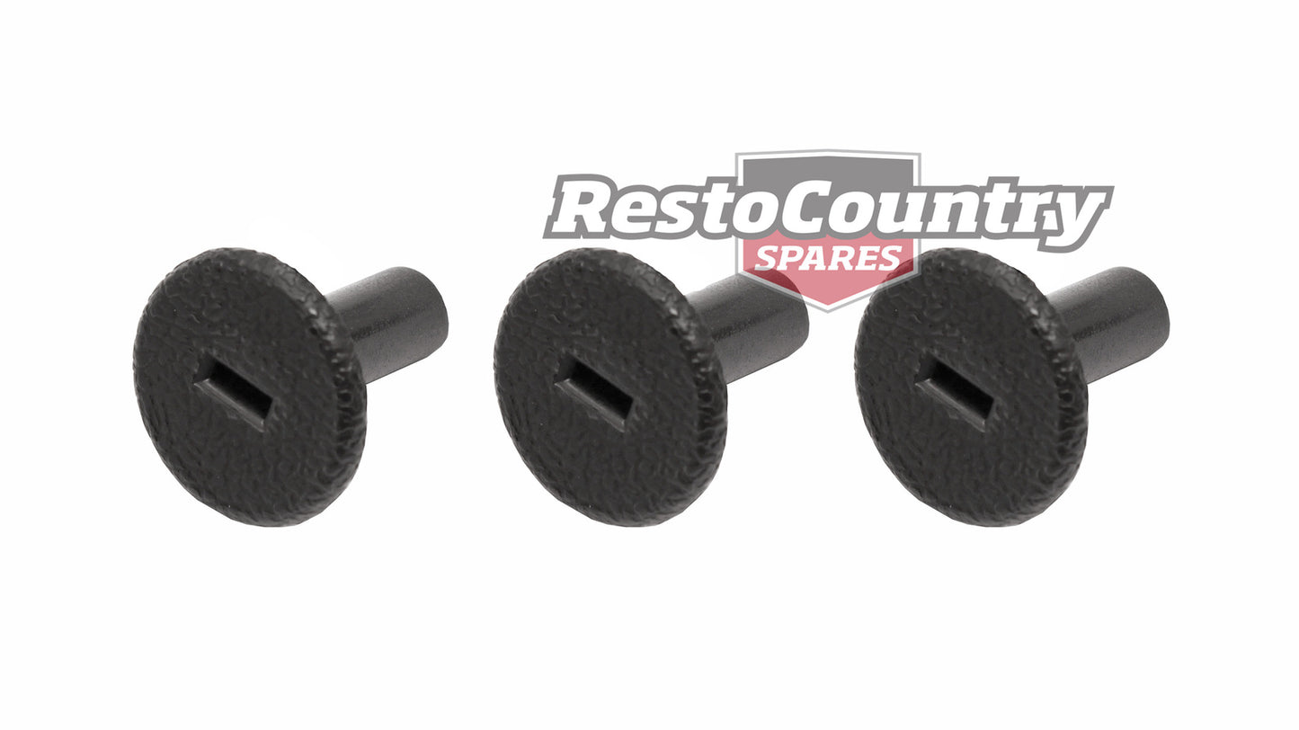 Holden Rear Parcel Shelf Child Restraint Hole Clip Set x3 HJ-WB LX Torana VB-VL - TC1043