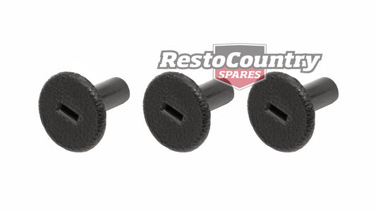 Holden Rear Parcel Shelf Child Restraint Hole Clip Set x3 HJ-WB LX Torana VB-VL - TC1043