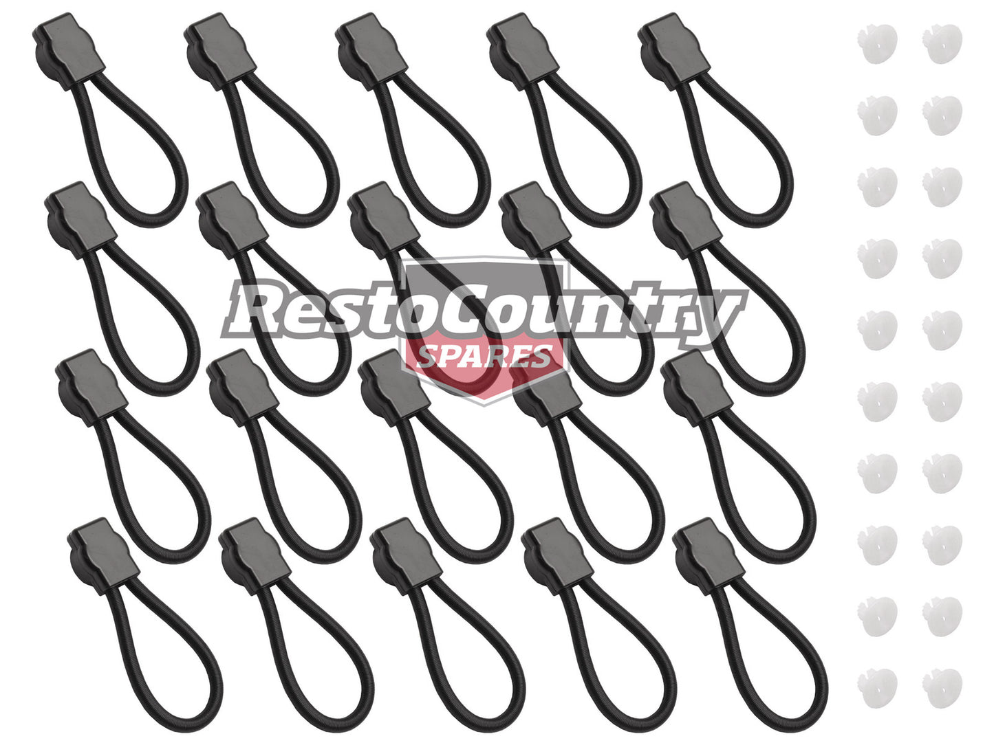 Ford Ute Tonneau Loop Strap Kit XA XB XC XD XE XF XG XH AU BA BF FG Falcon - TC2011