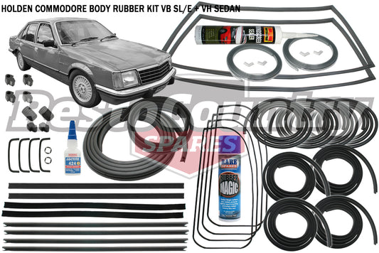 Holden Commodore Body Rubber Kit VB Sedan ALL + VC VH NOT SS or SL/E - VB1