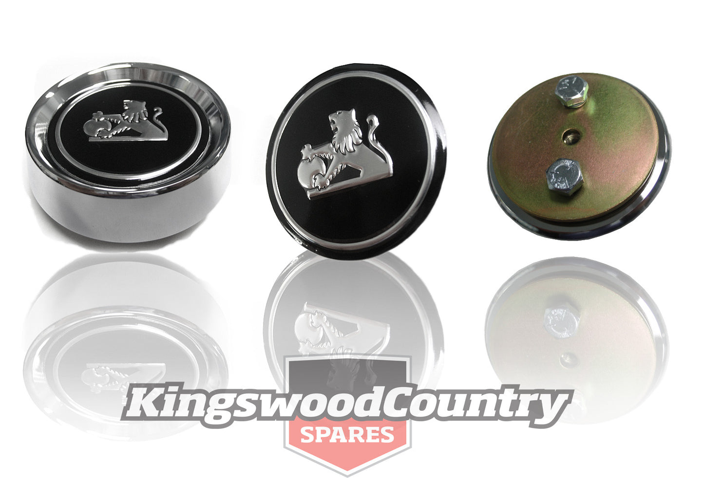 Holden GTS Road Wheel Centre Cap. Bolt-On inc Decal.  HJ HX HZ LH LX (with tail) - WC1007